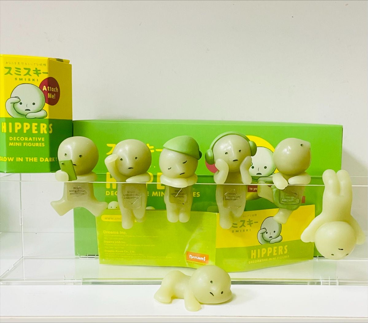 Smiski hippers light in dark